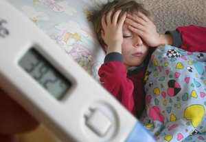 высокая температура кашель у ребенка